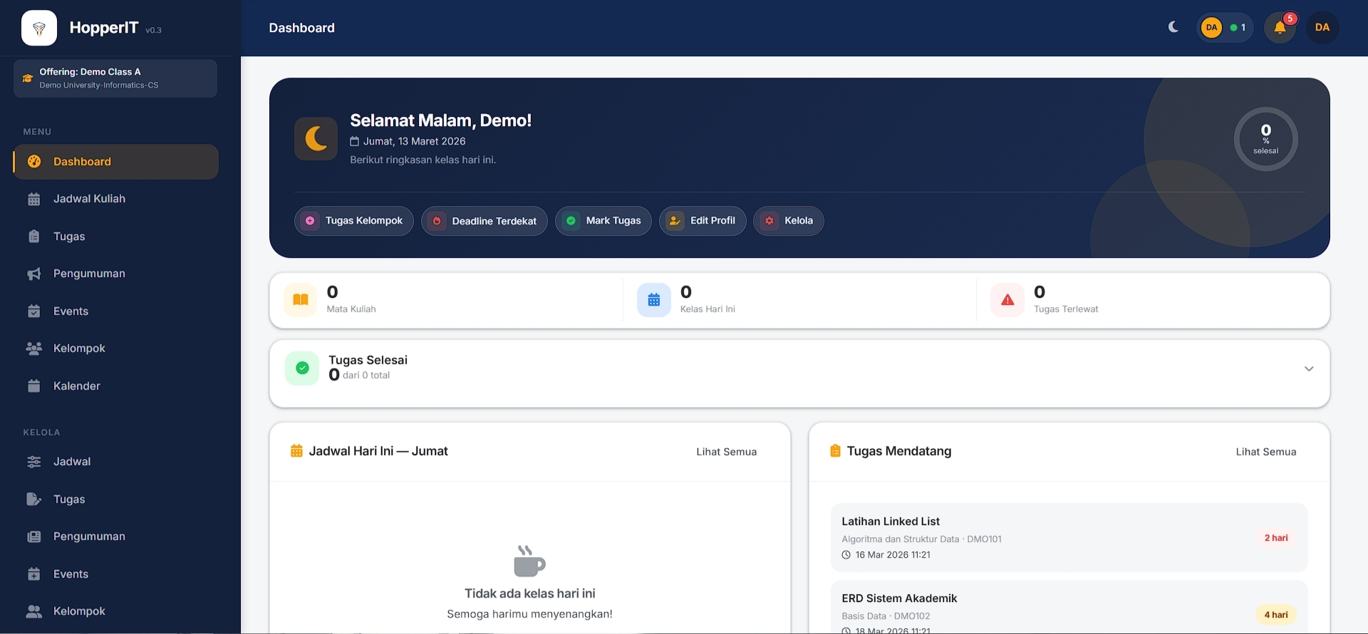 Preview HopperIT mode terang